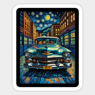 Bel Air in starry night Sticker